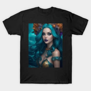 Purple Lips Mermaid T-Shirt